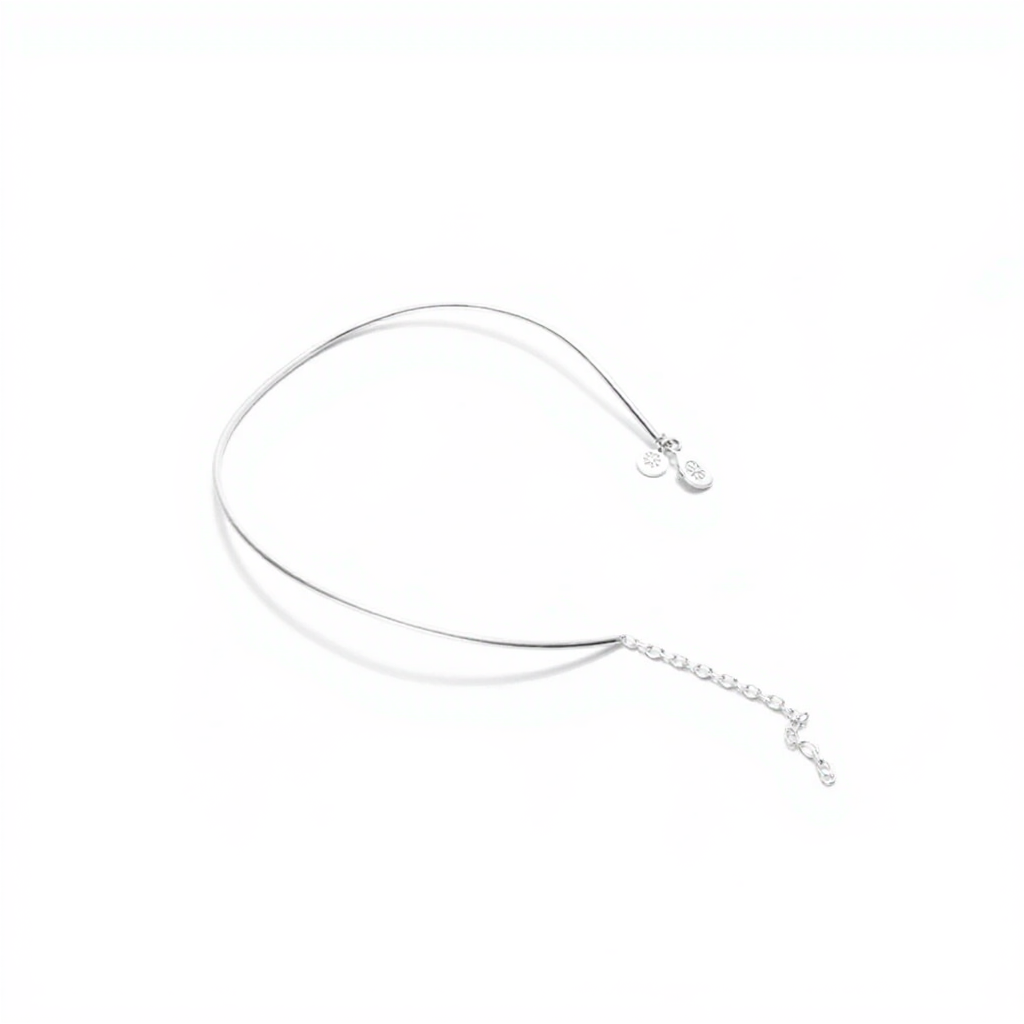 Thread Necklace - Silver