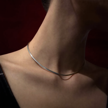 Thread Necklace - Silver